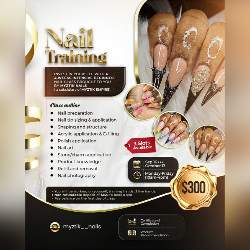 Affiche pour onglerie - manicure et pédicure – Image 7