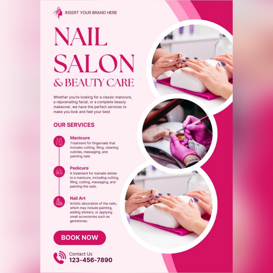 Affiche pour onglerie - manicure et pédicure – Image 8