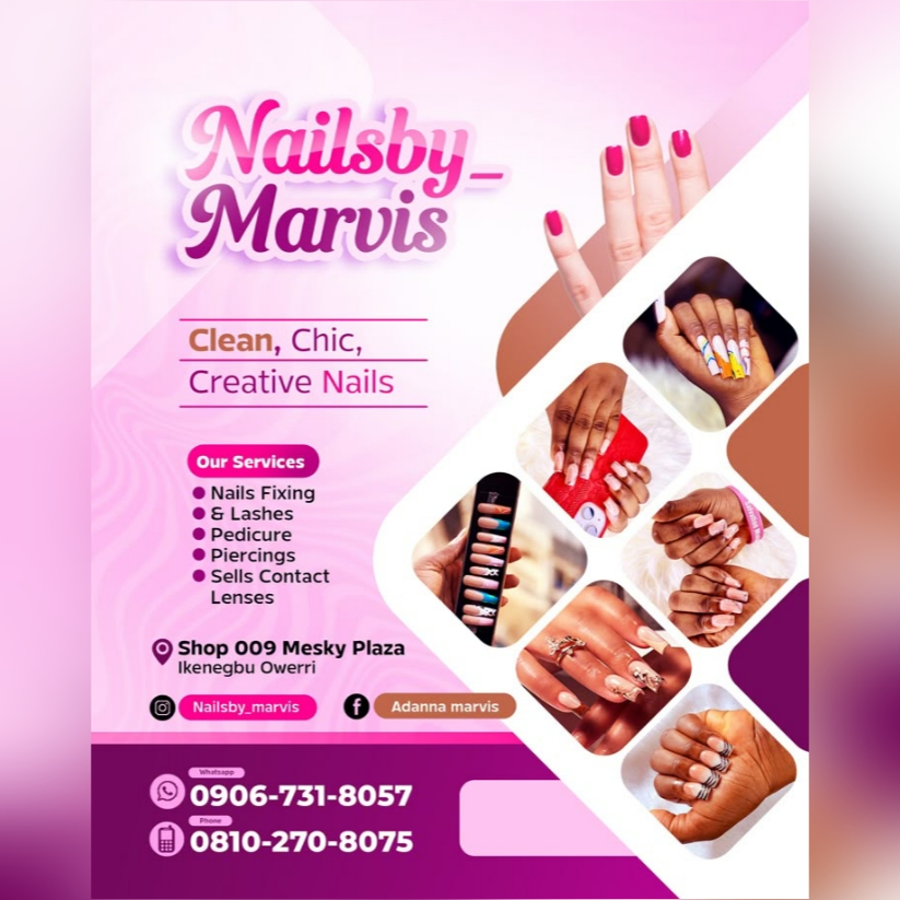 Affiche pour onglerie - manicure et pédicure – Image 5