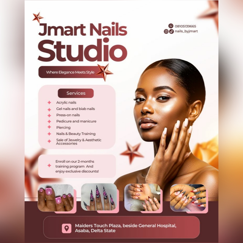 Affiche pour onglerie - manicure et pédicure – Image 9